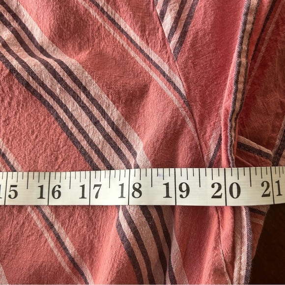 Universal Thread | 100% Cotton Striped Ruffle Hem Midi Dress - Picture 9 of 11